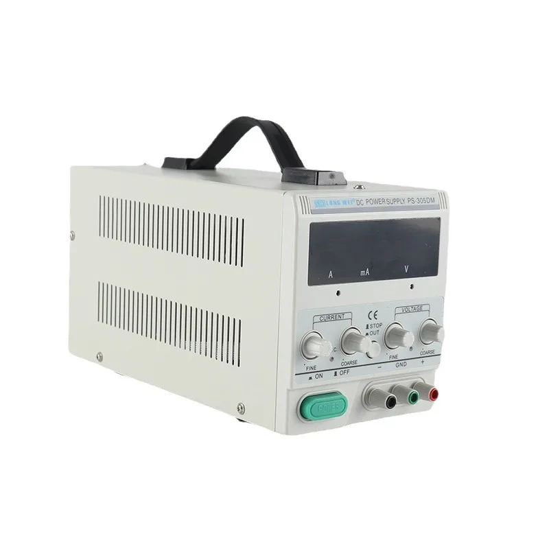 

Continuously adjustable DC line power supply, current mA digital display regulator ps305dm DC regulated power supply