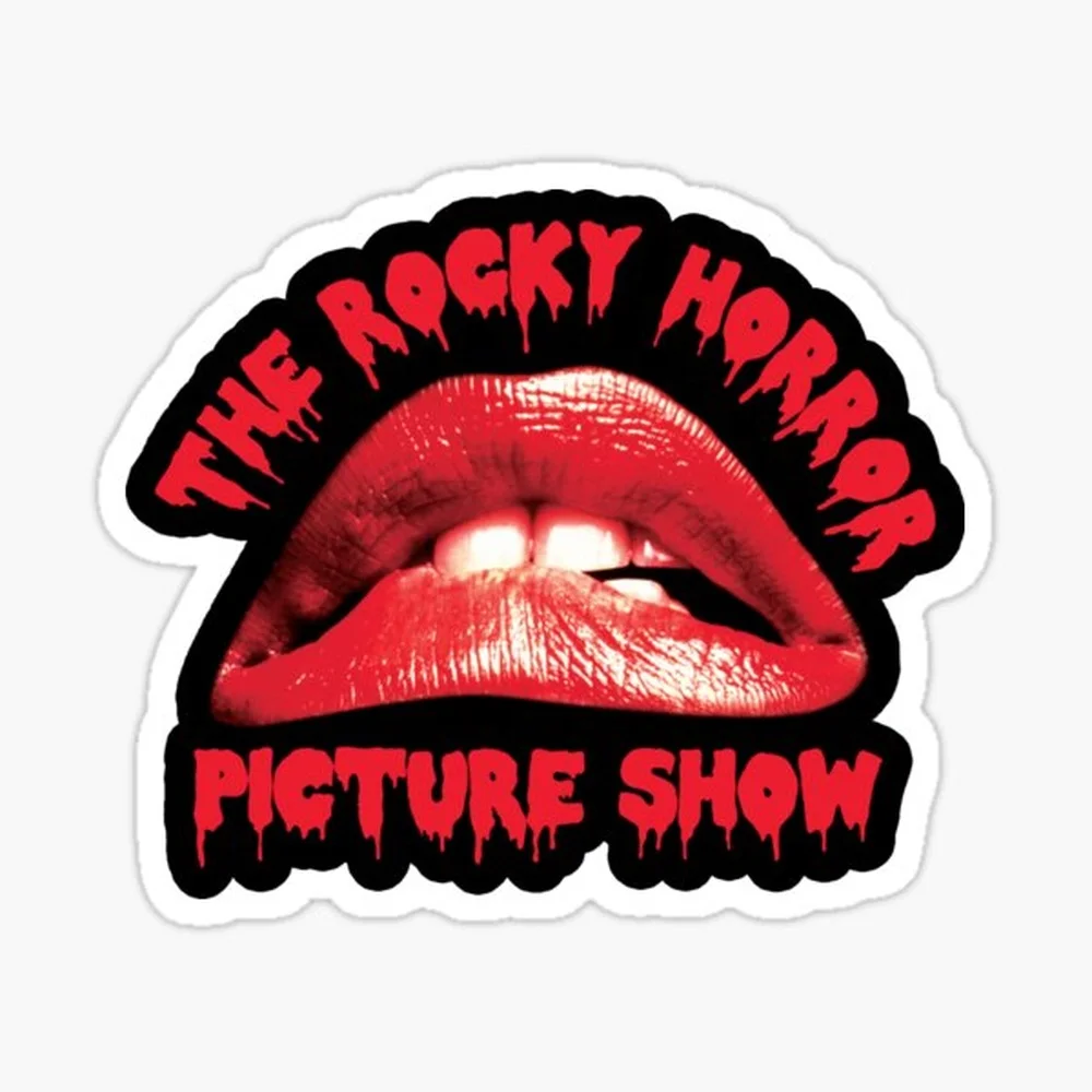 ROCKY HORROR PICTURE SHOW Sticker for Laptop Decor Bedroom Car Cute Cartoon Art Fashionable Public Suitcase