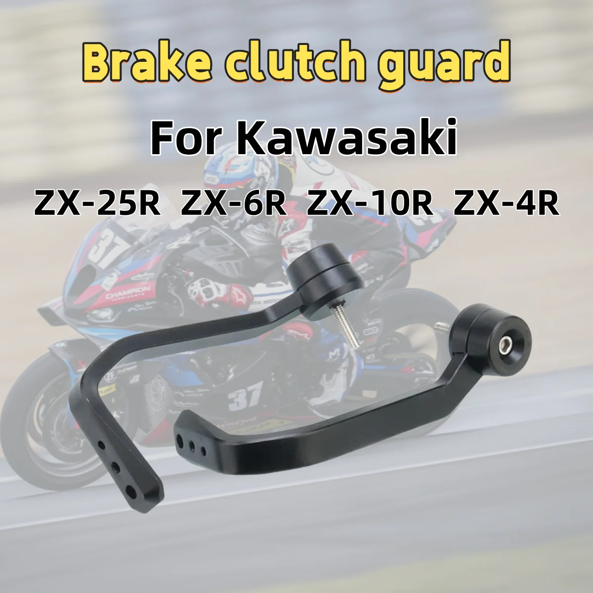 

For Kawasaki ZX-6R ZX-4R ZX-10R ZX-25R Handle cover Motorcycle CNC Aluminum Handlebar Grips Brake Clutch Levers Guard Protector