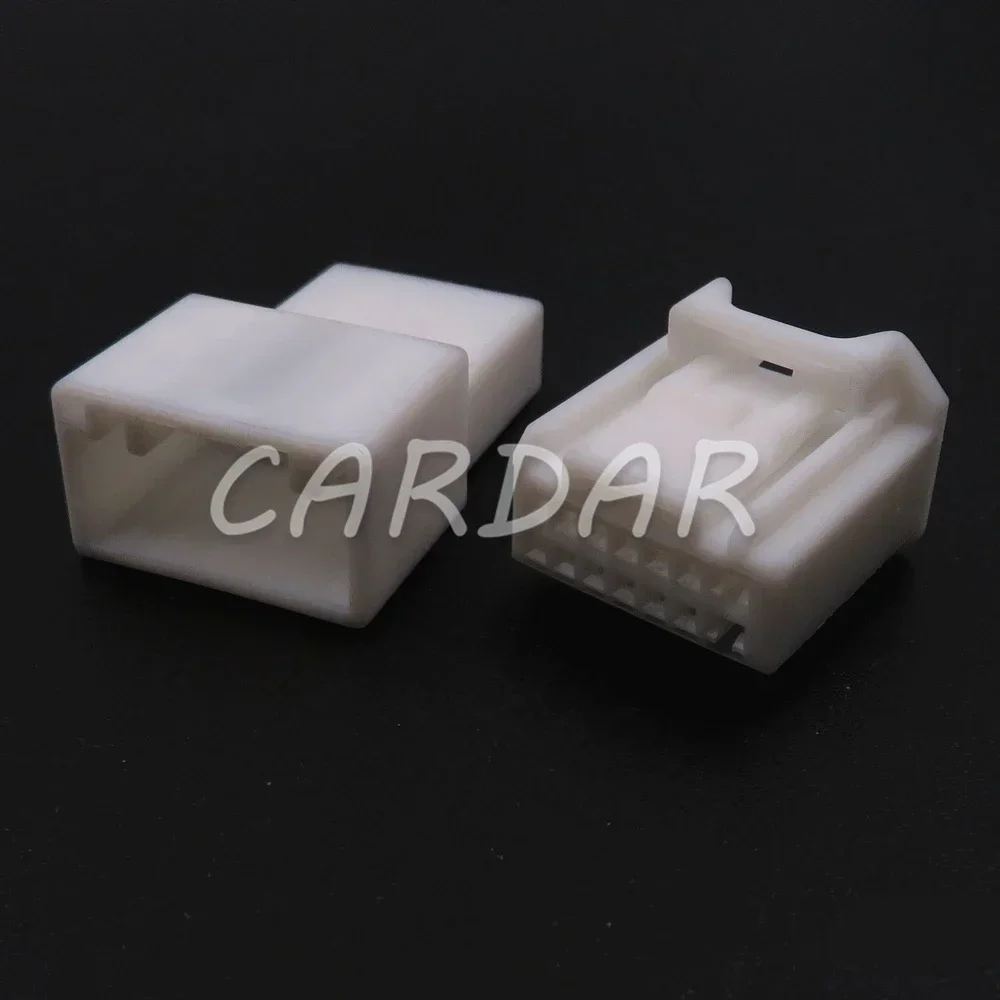 1 Set 14 Pin White Connector Miniature Auto Docking Wiring Socket AC Assembly Car Electric Cable Harness Composite Plug