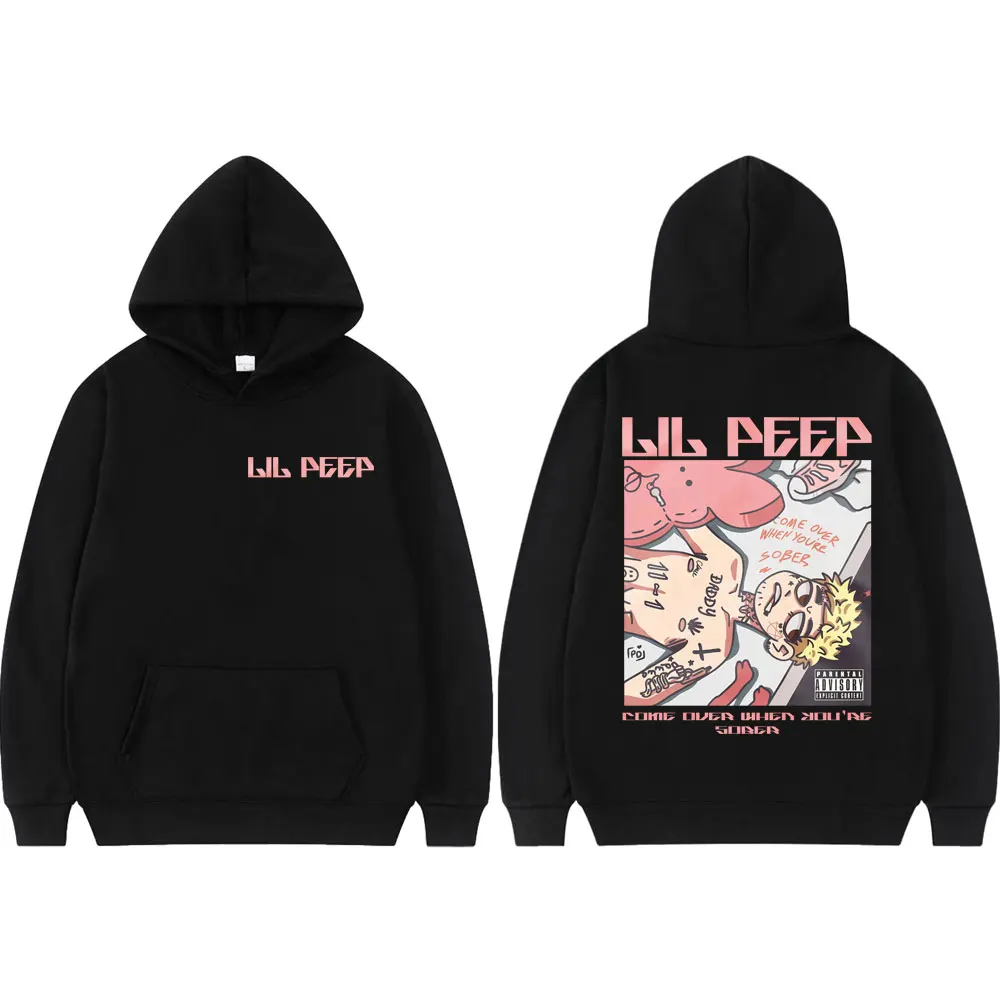 

Rapper Lil Peep Merch Hoodies Men Women Clothing Harajuku Hip Hop Sweatshirts Autumn Winter Fashion Casual Oversized Pullovers