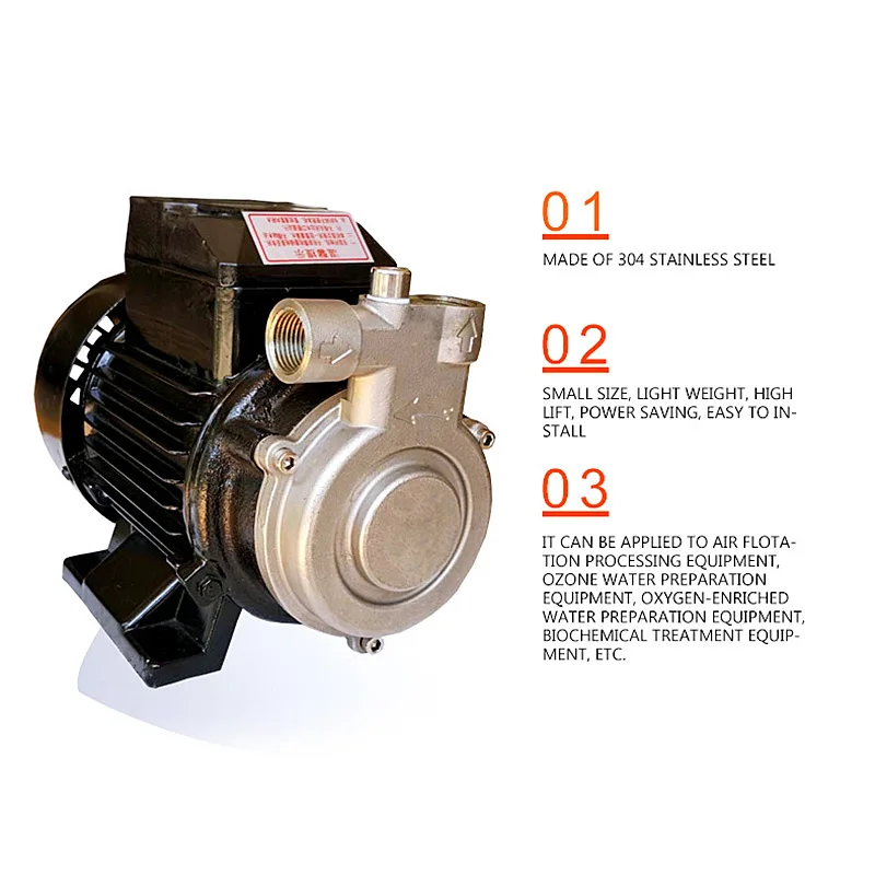 baja tahan karat Pipa limbah kimia pompa sentrifugal Pompa air booster Pompa limbah kimia Asam Vortex dan alkali