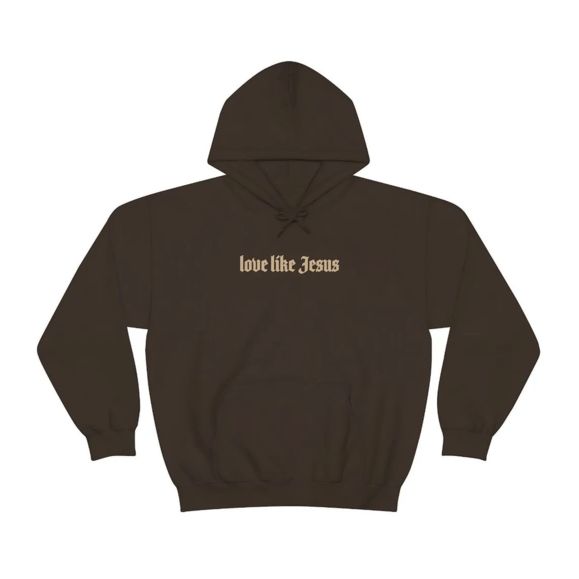 Love Like Jesus Hoodies Autumn Winter Christian Bible Men Women Hip Hop Pullover Comfortable Fleece Thick Warm Sweatshirts