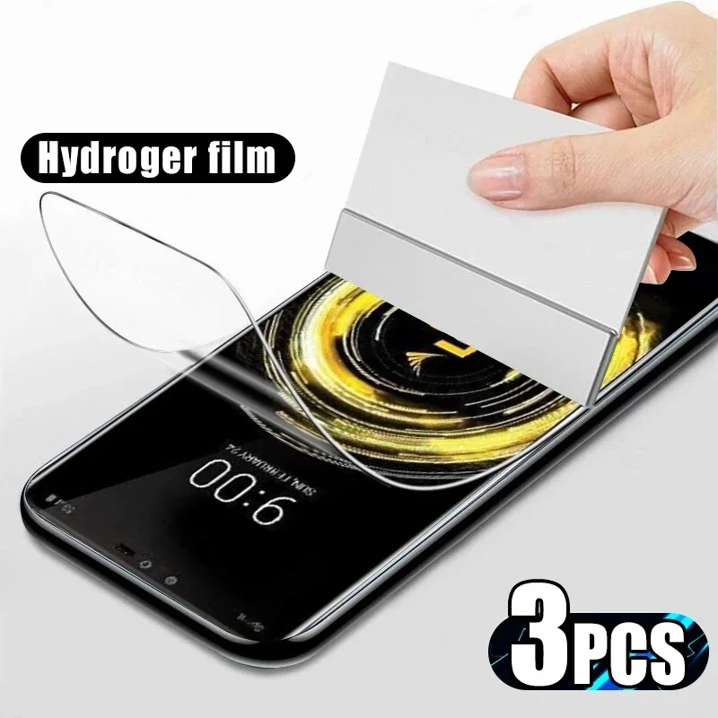 3 шт. гидрогелевая пленка для защиты экрана для Blackview V3 JK450 JK900 BV2000 BV5000 Ultra Arrow Crown Omega DM550 BV4800 SE Not Glas