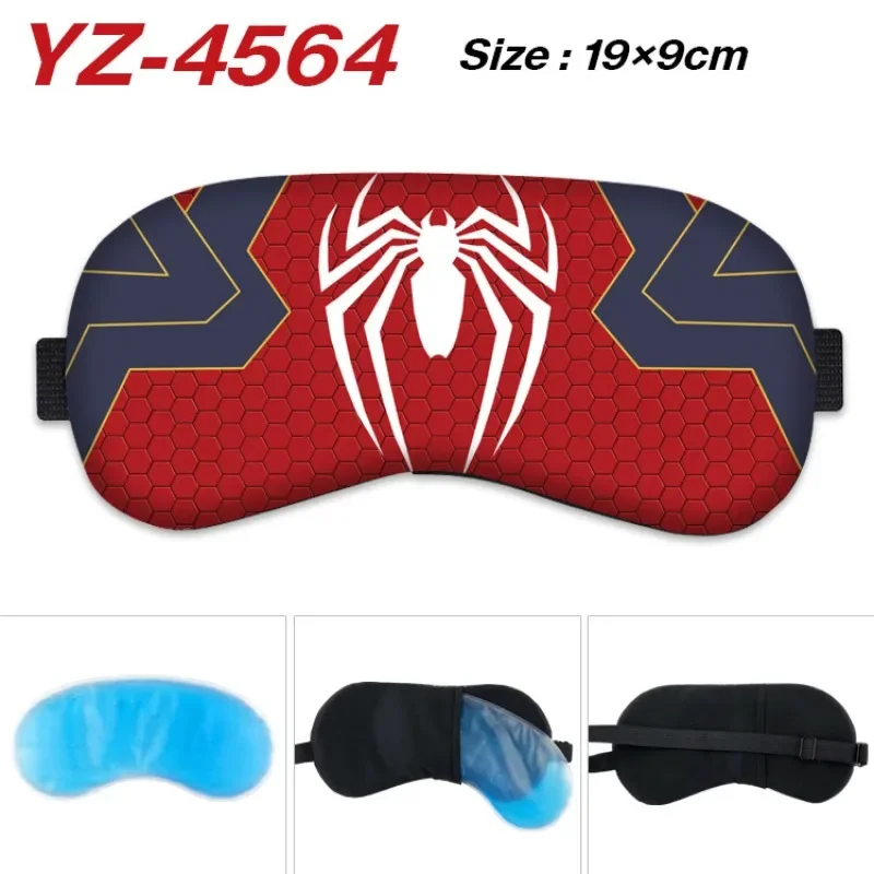 New Marvel Hero Peripheral Spider Man Iron Man Eye Mask Blindfolds Blackout Sleep Mask Fashion Children Fans Charm Birthday Gift