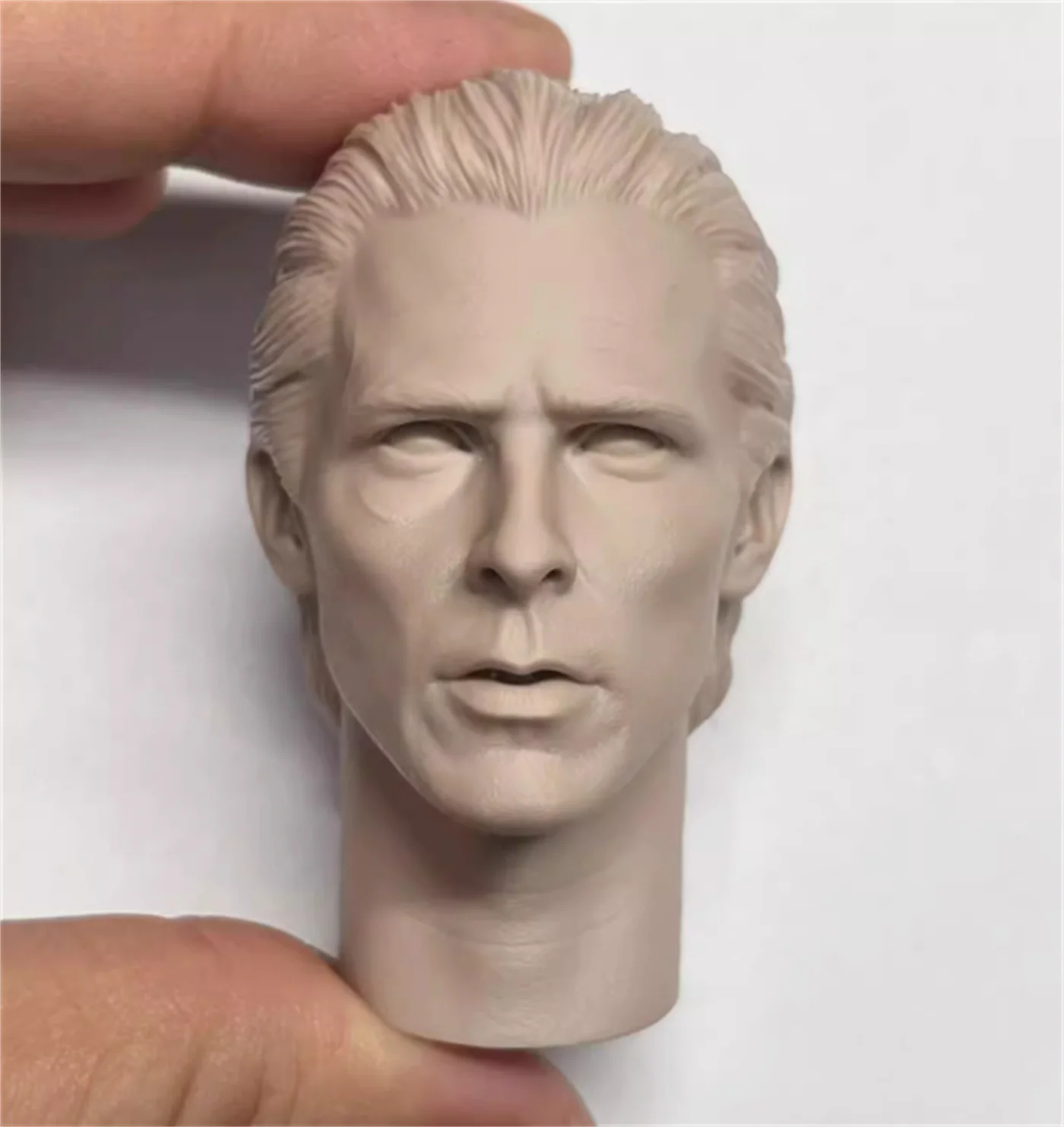 Christian Bale 1/6 Head Sculpture Carving  Open Mouth  Toys Soldier For 12inch TBleague Phicen Action Figure customize