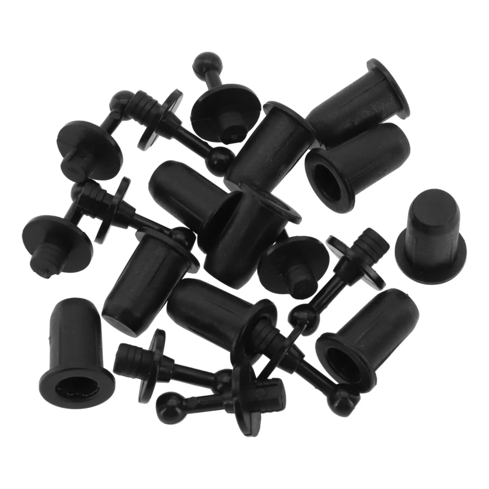 10 Pairs DIY Audio Speaker Buckles Plastic Speaker Grill Peg Ball Socket Fastener Screw Part Kit For Speaker Accessories