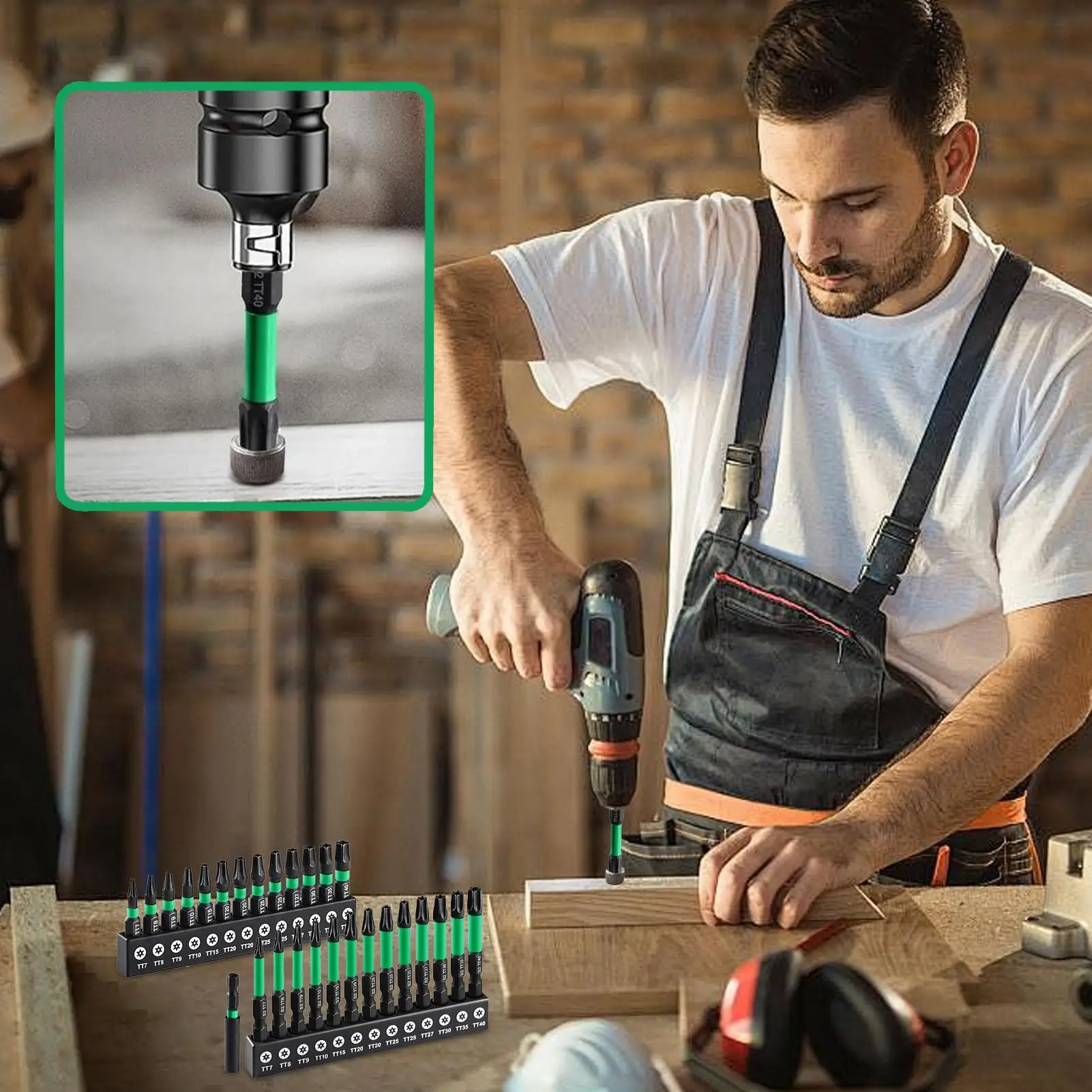 

Динамометрические биты, дрель, комплект динамометрических головок, набор бит Torx с защитой от несанкционированного доступа для автомобильной бытовой строительства, промышленной сантехники