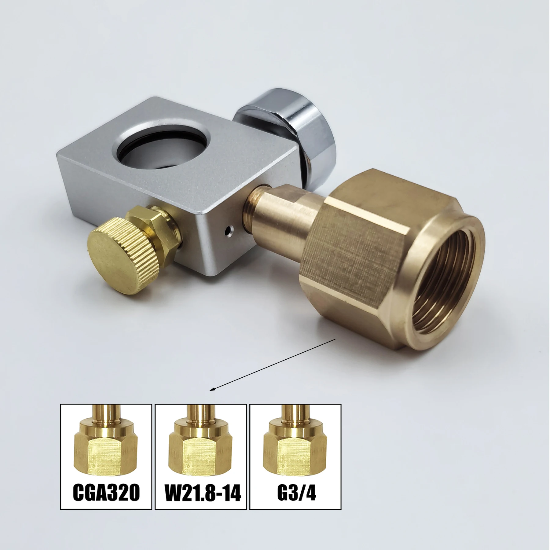 Soda Machine Pink Carbon Dioxide Cylinder Fill Station Adapter, 