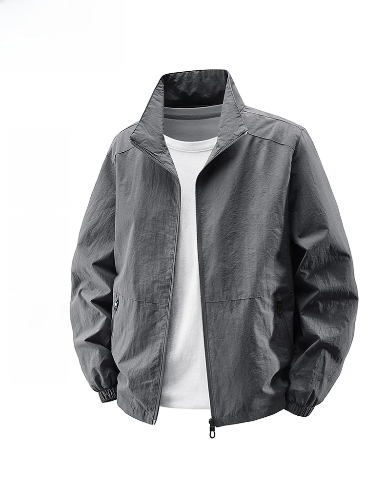 

Men's Casual Jaet Windproof Waterproof Wear-resistant Mid-aged And ly Men's Outerwear Top Faion Autumn Spring