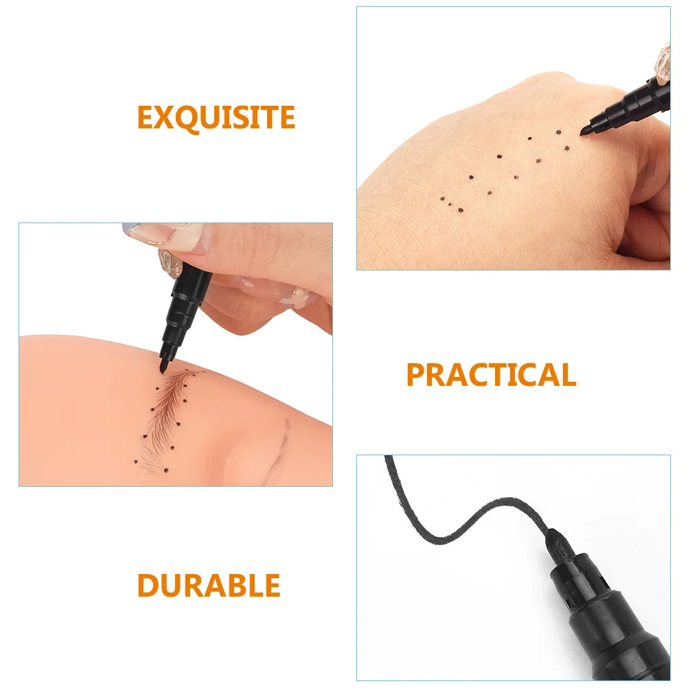 

10 шт., маслостойкий маркер для кожи ручки для картирования татуировок, вышивки бровей, практиков красоты, удобный инструмент