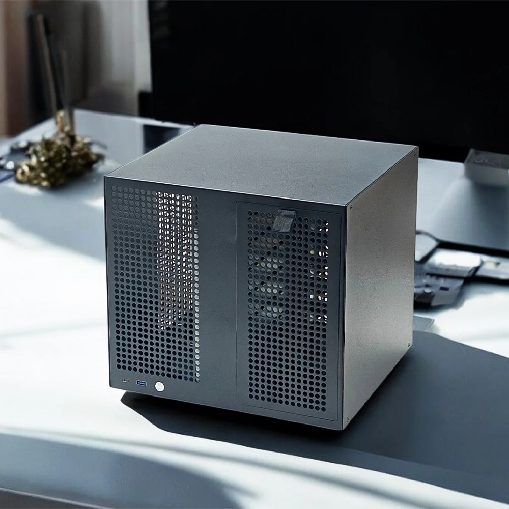 

Sagittarius 8 Disk NAS ATX High Power Synology PCIe Backplane Cool Hard Chassis MATX main board Mini Drive Solid Drive Chassis