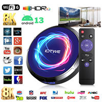 T95W Android 13.0 TV Box 4GB+32GB WIFI Smart 8K Media Player HDMI 5G 2025 NEW