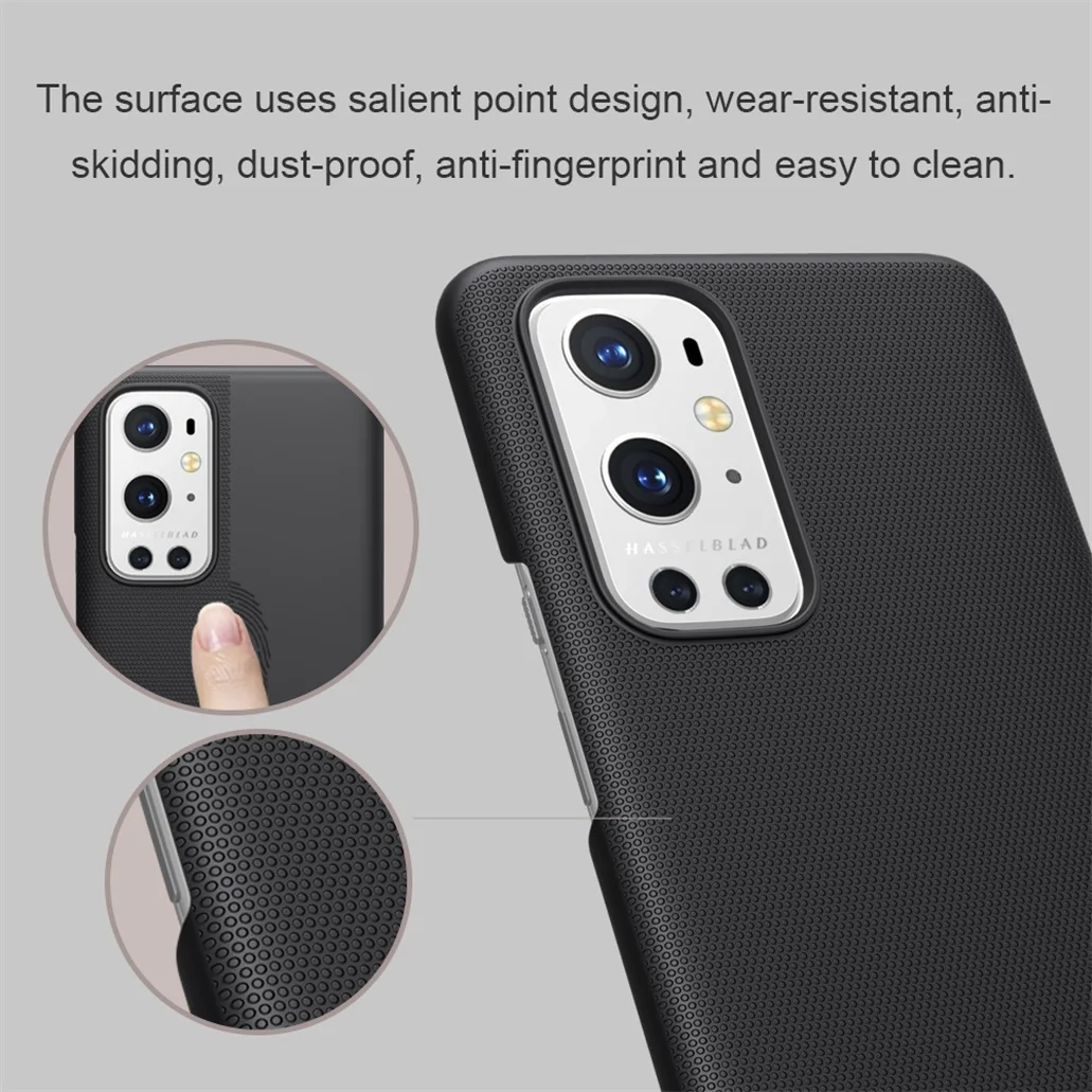 For OnePlus 9 Pro 9R 9RT Cover OnePlus9 Case Nillkin Super Frosted Shield Hard PC Protector Back Cover For One Plus 9 Pro Bumper