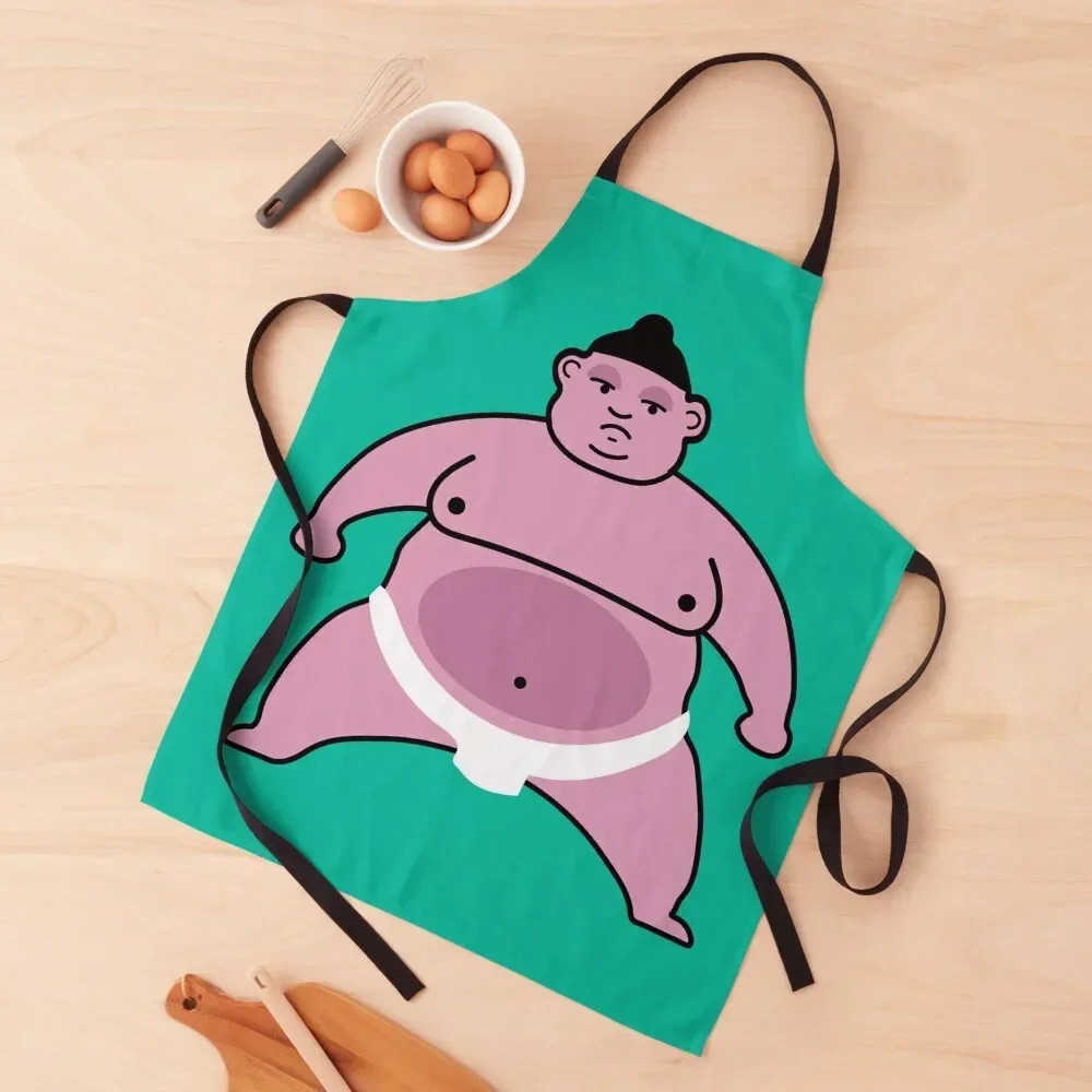 Sumo - Grand Sumo - Sumo Wrestling - Big Sumos Fatties Wrestler Fans Apron painters Chef Uniform Women women's kitchens Apron