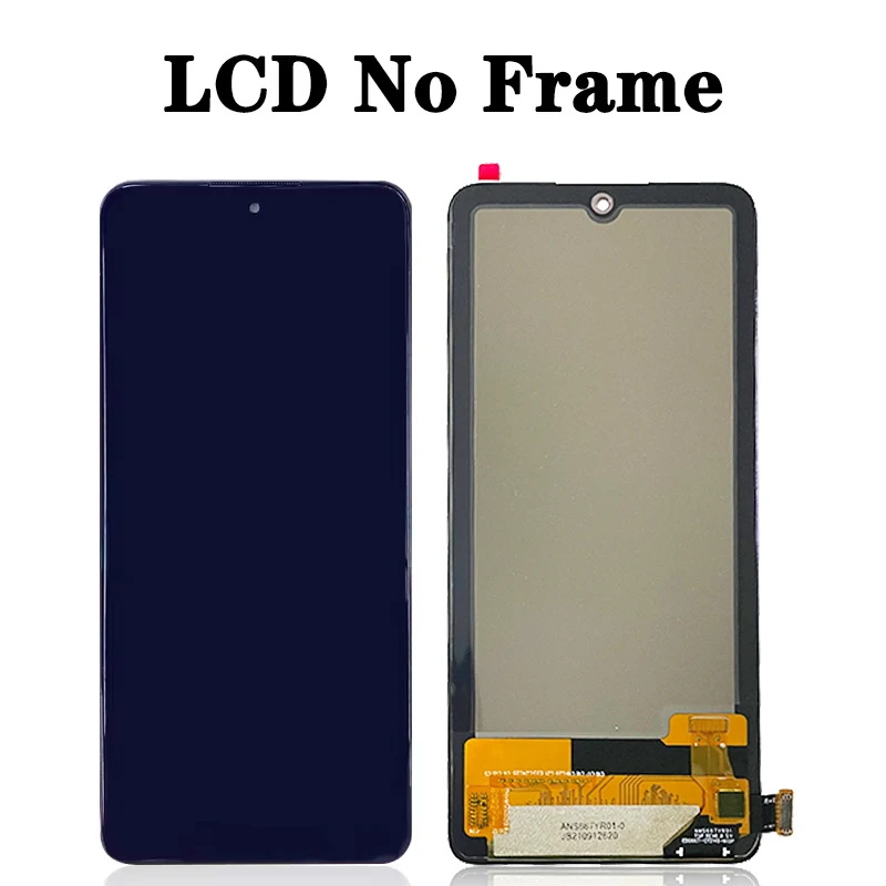6,67" Super AMOLED dla Xiaomi Redmi Note 11 Pro 5G LCD 2201116 TG 21091116 I Digitizer z ekranem dotykowym i wymianą ramki — zdjęcie produktu 4