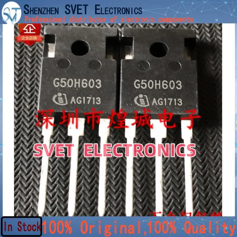 10PCS-50PCS  G50H603 IGW50N60H3  TO-247 600V 100A   Original In Stock Fast shipping