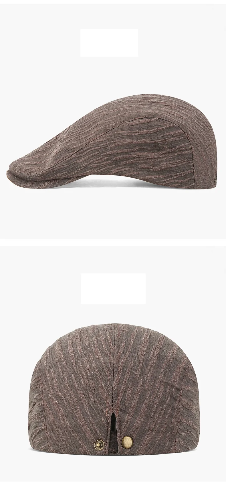 Herren Retro Gatsby Fahrer-Mütze Frühling Sommer Herbst Newsboy-Kappe Entenschnabel-Hut Lässige Baskenmütze Flache Ivy-Mützen – Detail 5