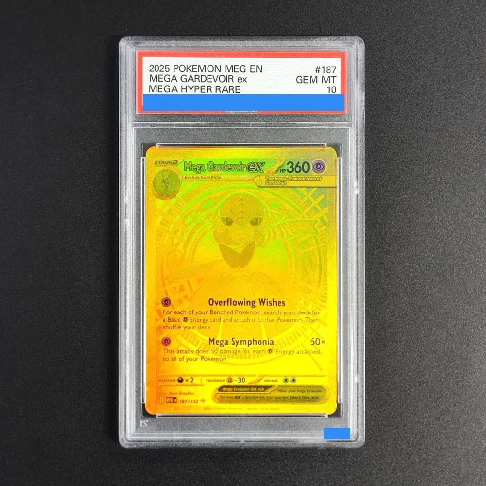 البوكيمون ME01 Mega Evolution Lucario Gardevoir Venusaur Ex Authentication الصف جوهرة MT جمع 10 نقاط تصنيف لعبة ببطاقات ورقية هدية #5