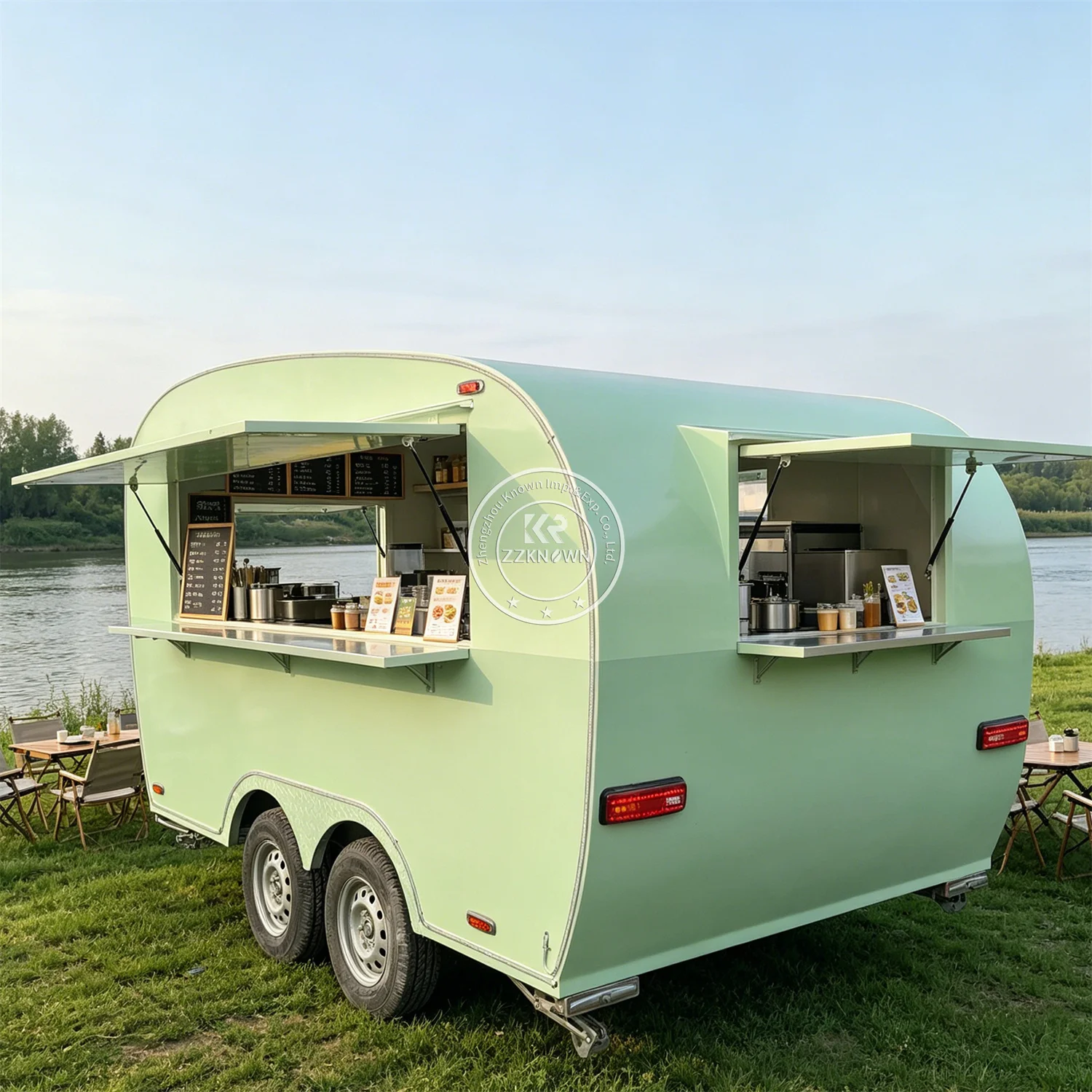 

Мобильный фургон для фастфуда на заказ: пицца, тако, закуски, барбекю. Уличный фудтрак для продажи.