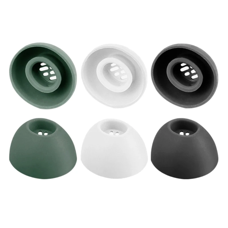 3 Pairs Silicone Ea… - image