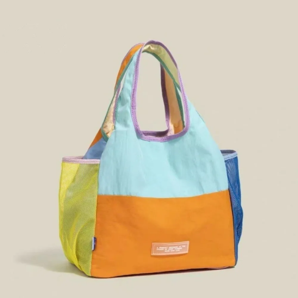 حقيبة حمل دوبامين جديدة حقيبة تخزين محمولة خفيفة للغاية حقيبة يد نايلون قابلة للطي حقيبة تسوق للنساء #1