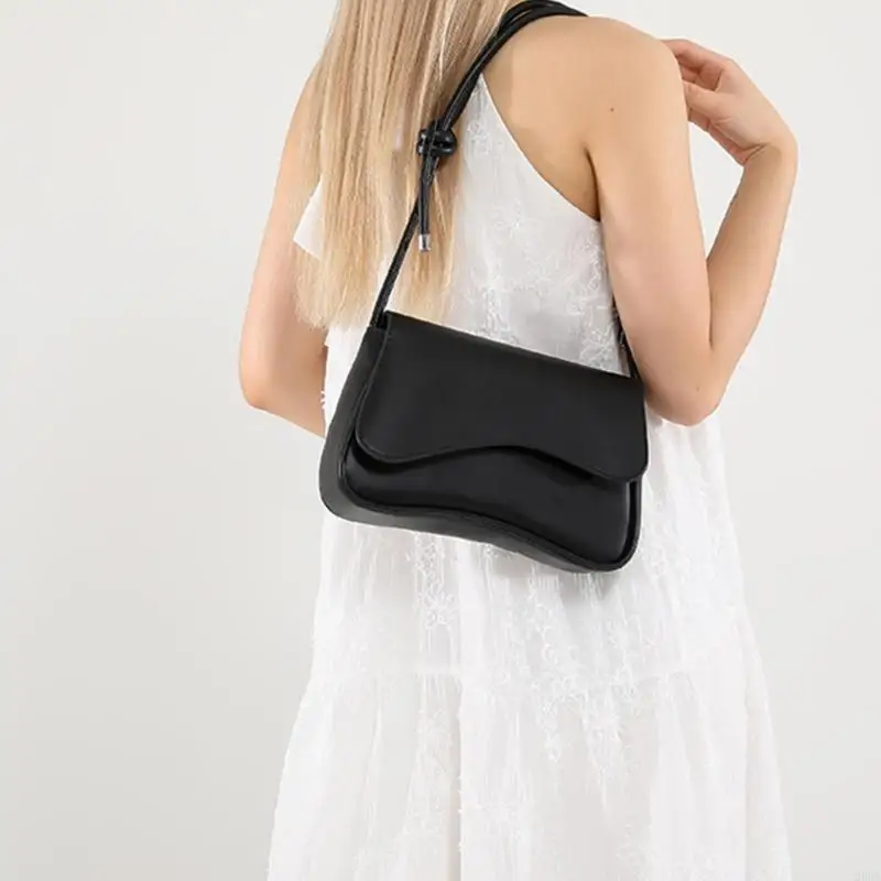 

Elegant Shoulder Bag PU Leather Underarm Purse Casual Crossbody Handbag Travel Armpit Purse For Various Occasion 20CA