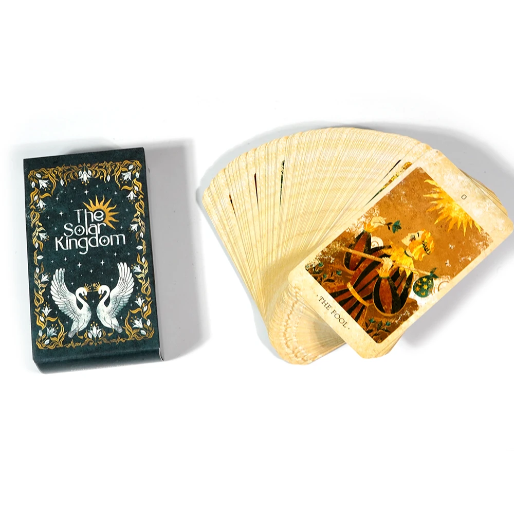 86pcs Cards The Solar Kingdom Tarot Magical Journey Cosmic Insight Divination For Beginners Learning t Deck with Meanings