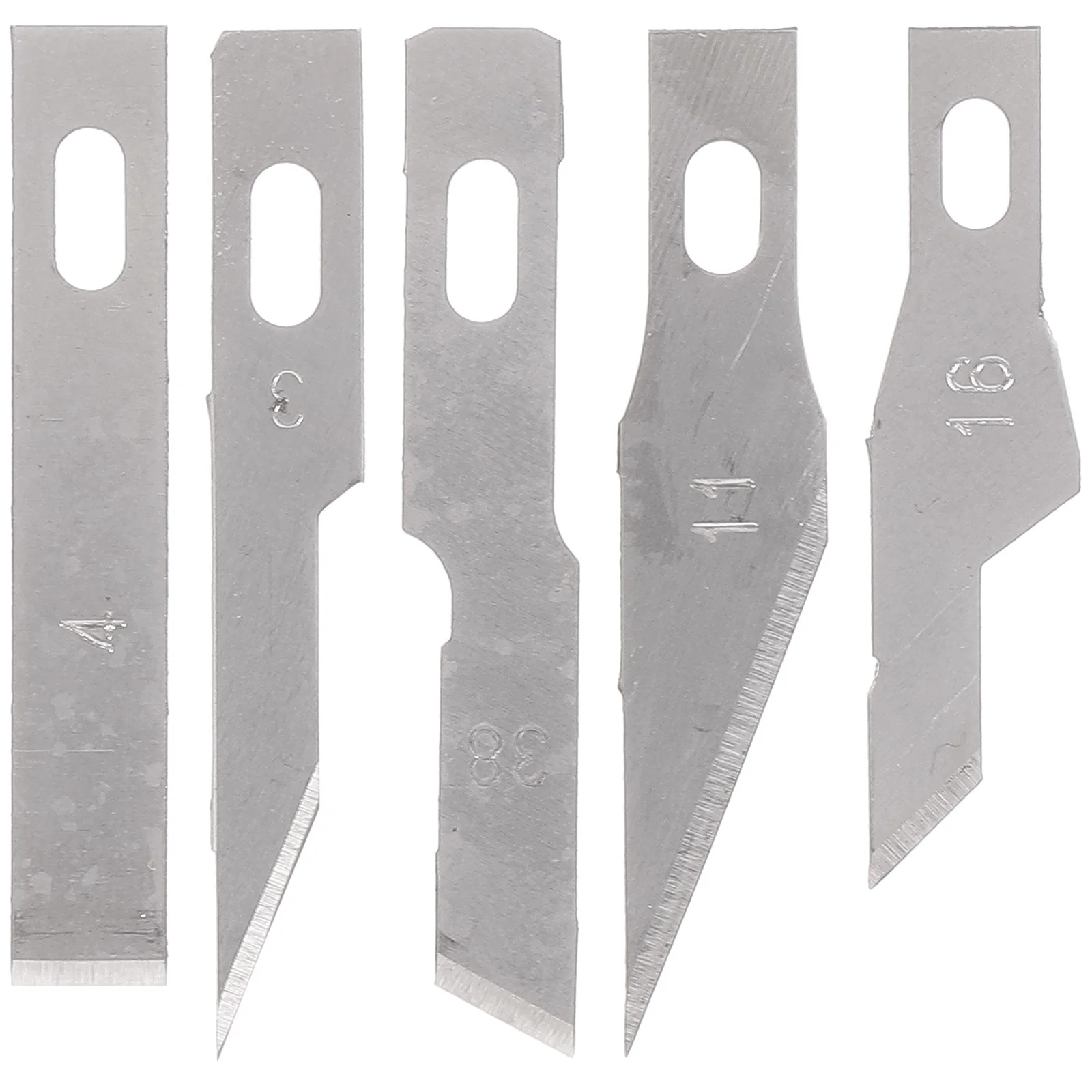 

50Pcs Craft Cutting Tools DIY Blades Manganese Steel Replacement Carving Engraving Precision Blade for Paper Modeling Trimming