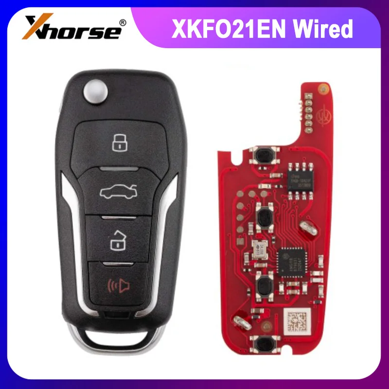 Xhorse for Ford 2nd Generation Wire Remote Key 4 Buttons XKFO21EN Global Version