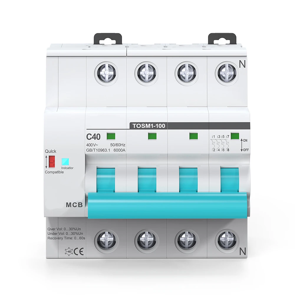 Energy Management Switch Remote Control Breaker Comprehensive Electrical Protection Solution Home Automation Device 100*90*80 Mm