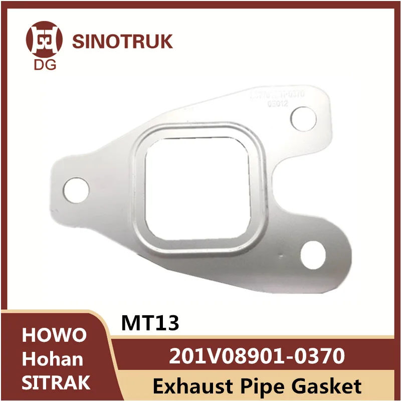 

6 Pieces Exhaust Pipe Gasket 201V08901-0370 For SINOTRUK HOWO TX T7H Hohan SITRAK C7H Natural Gas Manifold Pad Truck Parts MT13