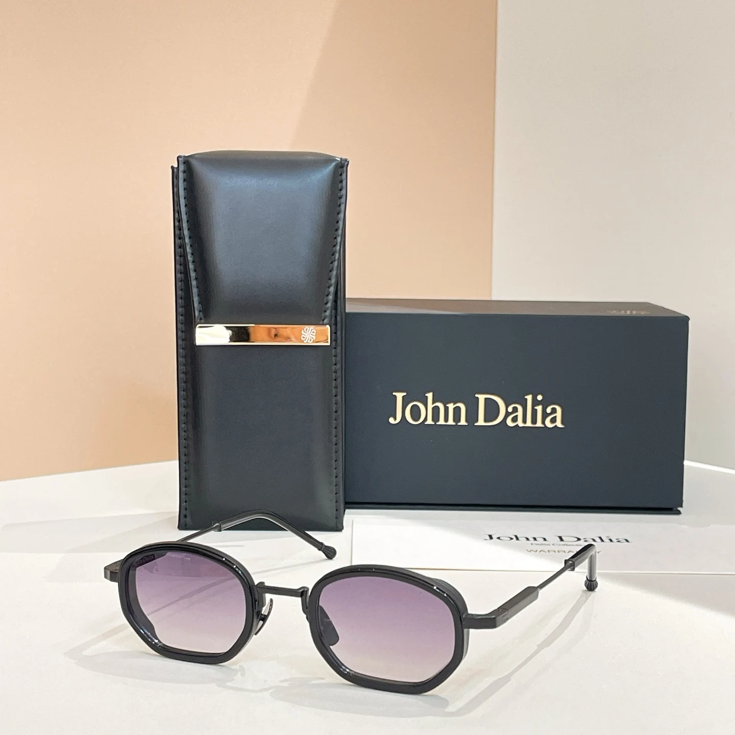 Voor JOHN DALIA JD zonnebril Uv400 heren klassiek vintage luxe ontwerp vierkant vrijetijdsbedrijf brillen van hoge kwaliteit met etui