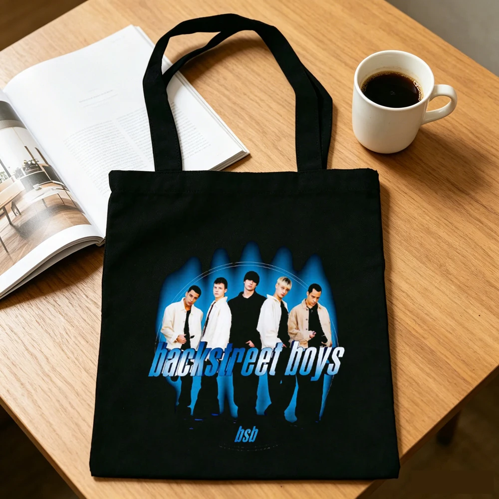 Backstreet Boys tote bag shoulder  foldable sac cabas shopper shopping woman