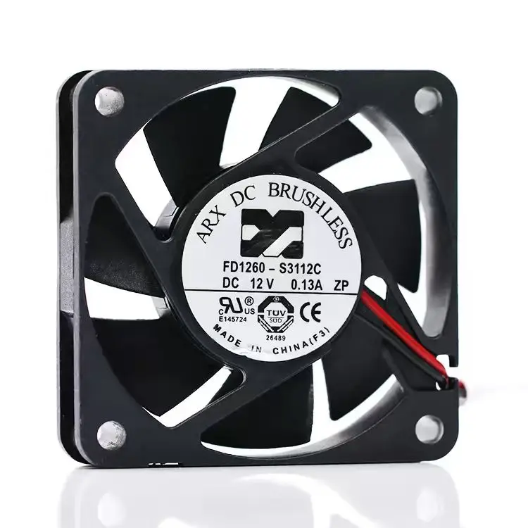 For ARX FD1260-S3112C 6015 12V 0.13A 60mm X 15mm Compact Cooling Fan For PC, Router, and Electronics