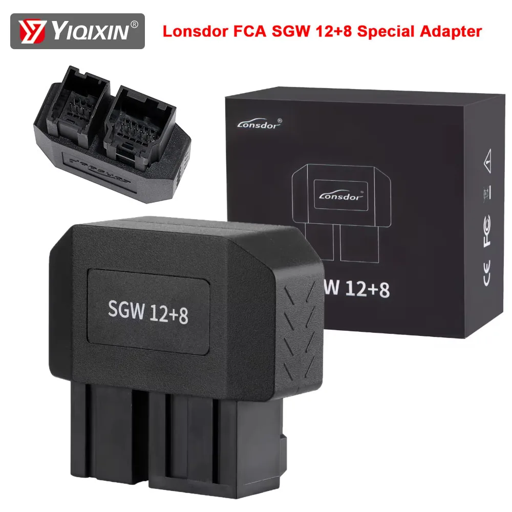 Lonsdor FCA SGW 12+8 Special Adapter Security Gateway For Chrysler Dodge Jeep RAM FIAT MASERATI 2018+ Work K518 Key Programmer
