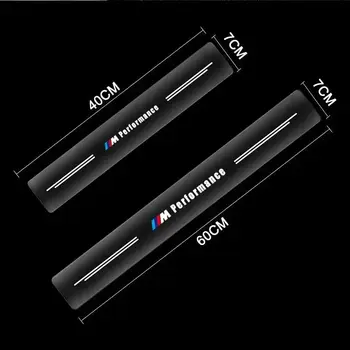 適用於BMW M 系列 E34 E36 E60 E90 E46 F10 F20 F30 X5 X6 X1 M3 M5 M6 E71 的汽車門檻保護透明裝飾徽章貼紙 8 最佳銷售 m貼紙 - №4