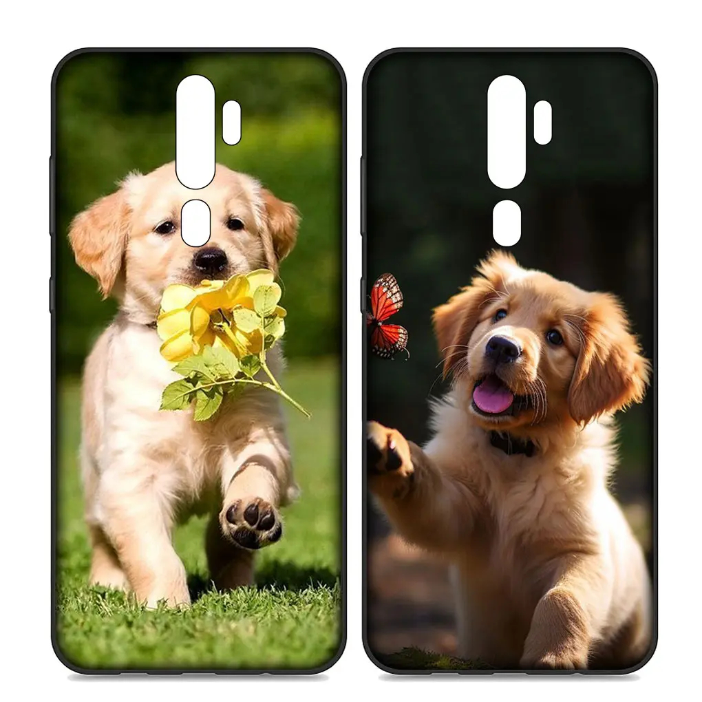 Golden Retriever Dog Pet Animal Phone Cover Case for Samsung Galaxy Note 20 Ultra 10 8 9 S10 Lite S9 A6 A8 Plus A9 Soft Casing