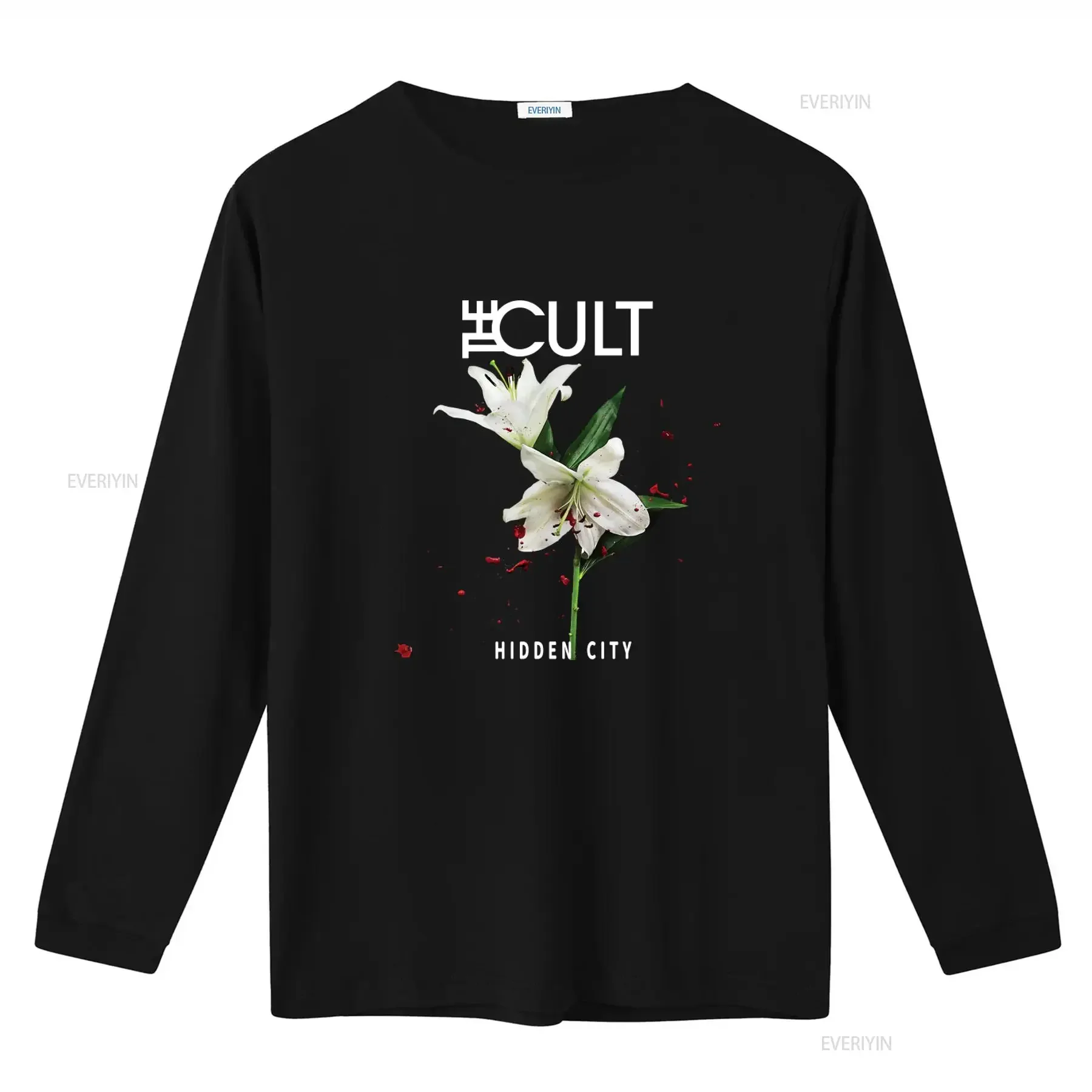 The Cult Band Rock T Shirt Ian Astbury Hidden City Album Print S 5XL vintage Washed Top For Everyday Wear Slightly Stretched