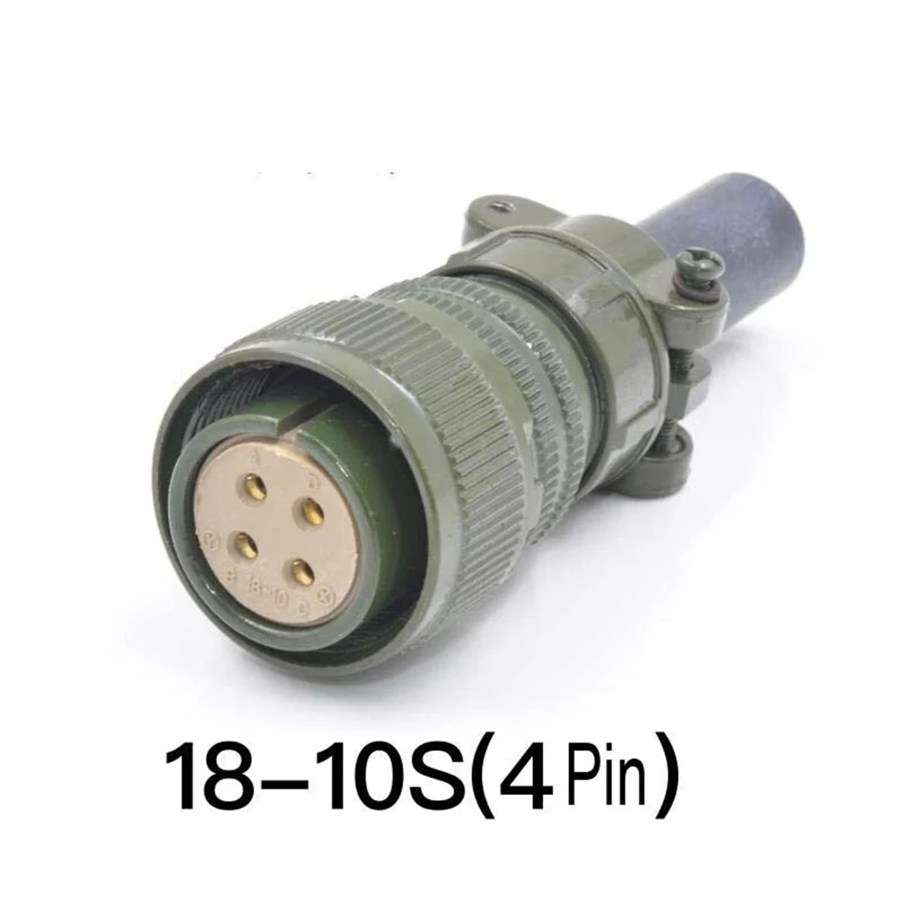 Aviation Connector Kit Set 90° Aviation Motor Special Aviation Connector 3108 18-10S 4-pin Core Welding Equipment Tools Part