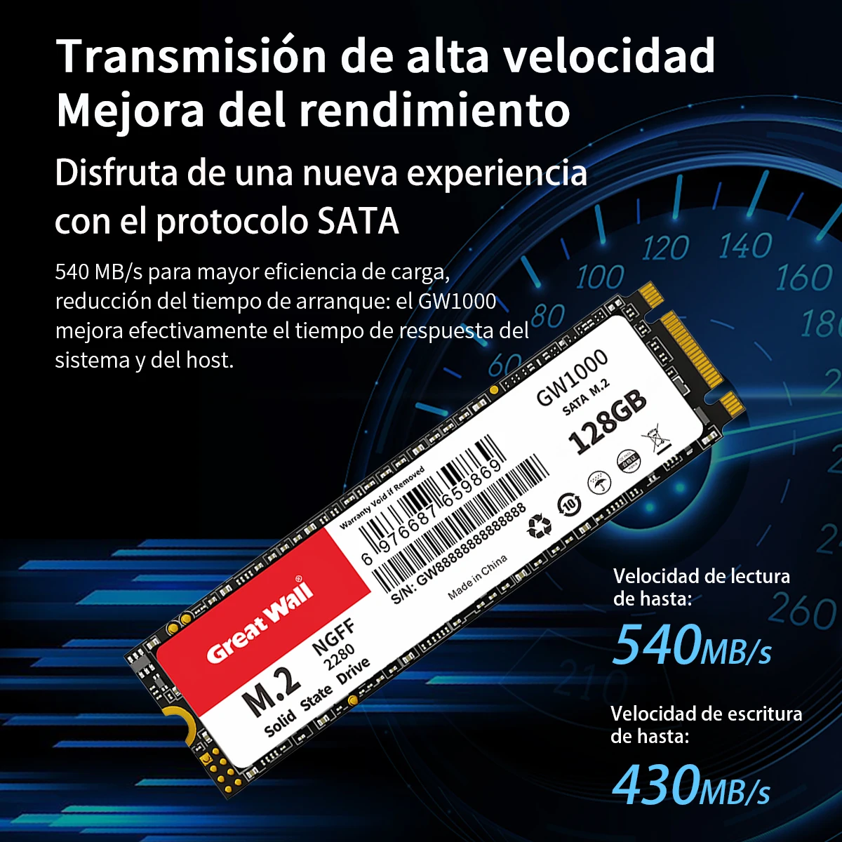 Great Wall M.2 SSD SATAIII Hard Drive 128GB 256GB 512GB 1TB 2TB Disk HDD 2280 NGFF M2 SATA for Laptop Desktop