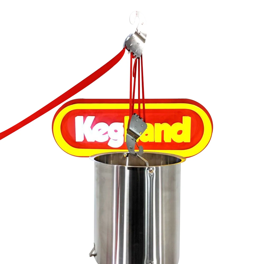 KegLand Stainless Steel BrewZilla or Robobrew Lift-N-Lock Pulley 175kg Rated Beer Wine Brewing Equipment