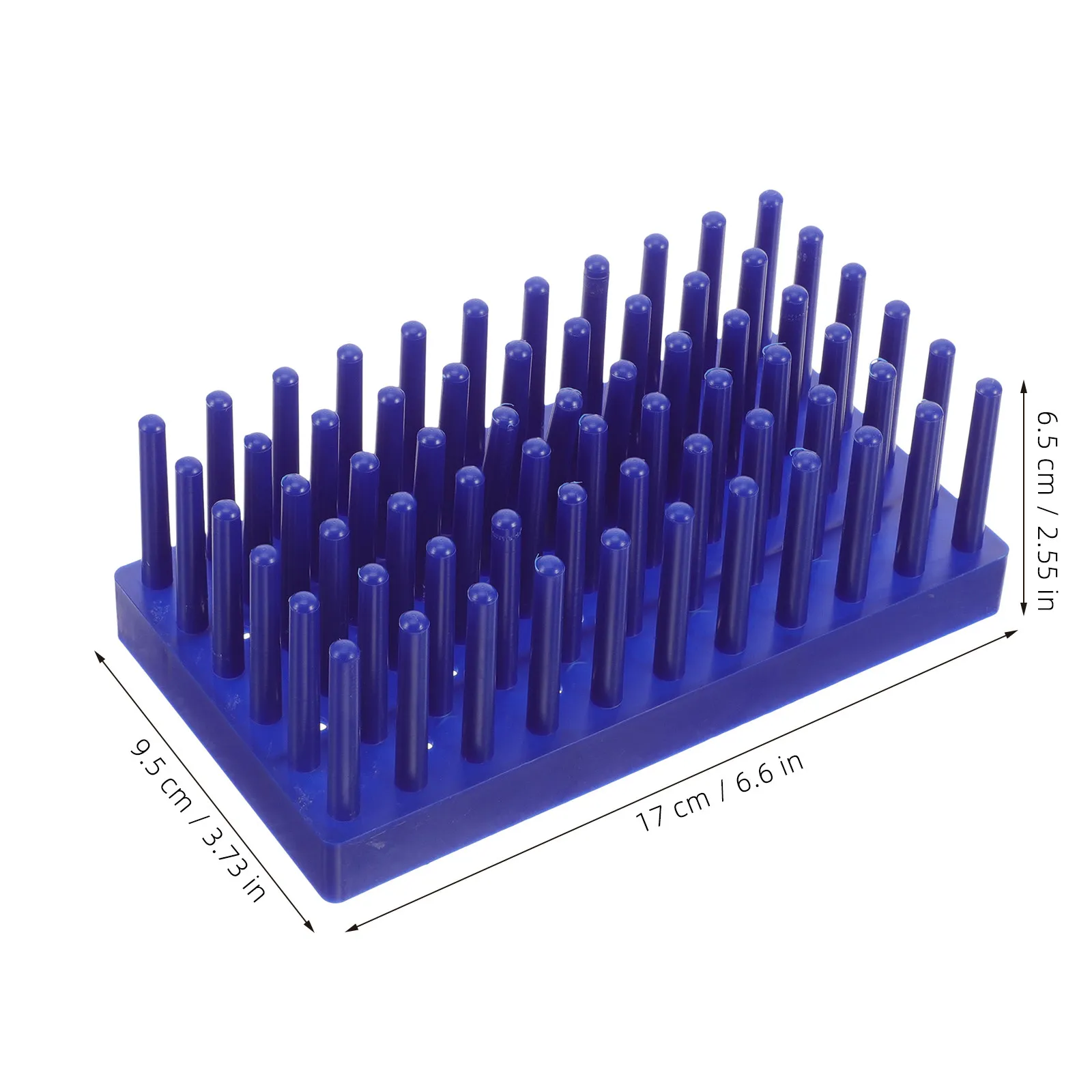 Test Tube Drying Stand Plastic Material Excellent Craftsmanship Reliable Peg Rack for Lab Test Tube Drying and Storage view 4