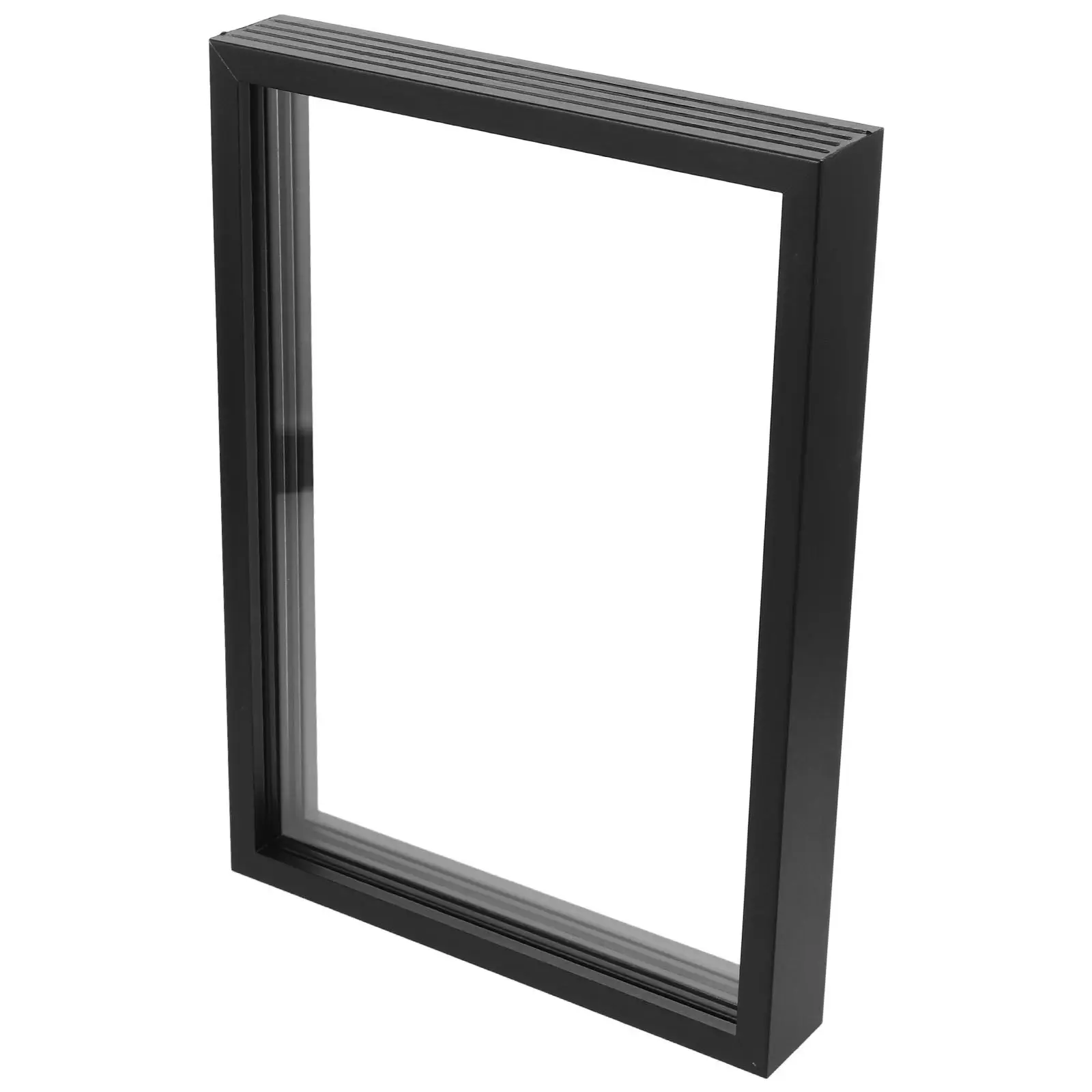 Solid Wood Family Handprint Frame DIY Craft Baby Footprint Fingerprint Keepsake Tabletop Display Black Wooden Photo Frame