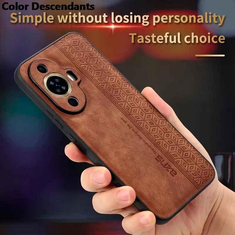 Luxury Leather Case For Huawei Nova11 10 9 Y70 61 P60 Art Mate50 Ultra Pro Lite Plus Business Elite Shock Proof Cell Phone Cover