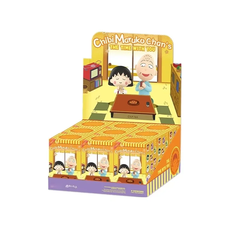 

100% Original Cherry Maruko-chan The Time With You Series Blind Box Toys Kawaii Surprise Guess Figure Home Model for Girls Gift