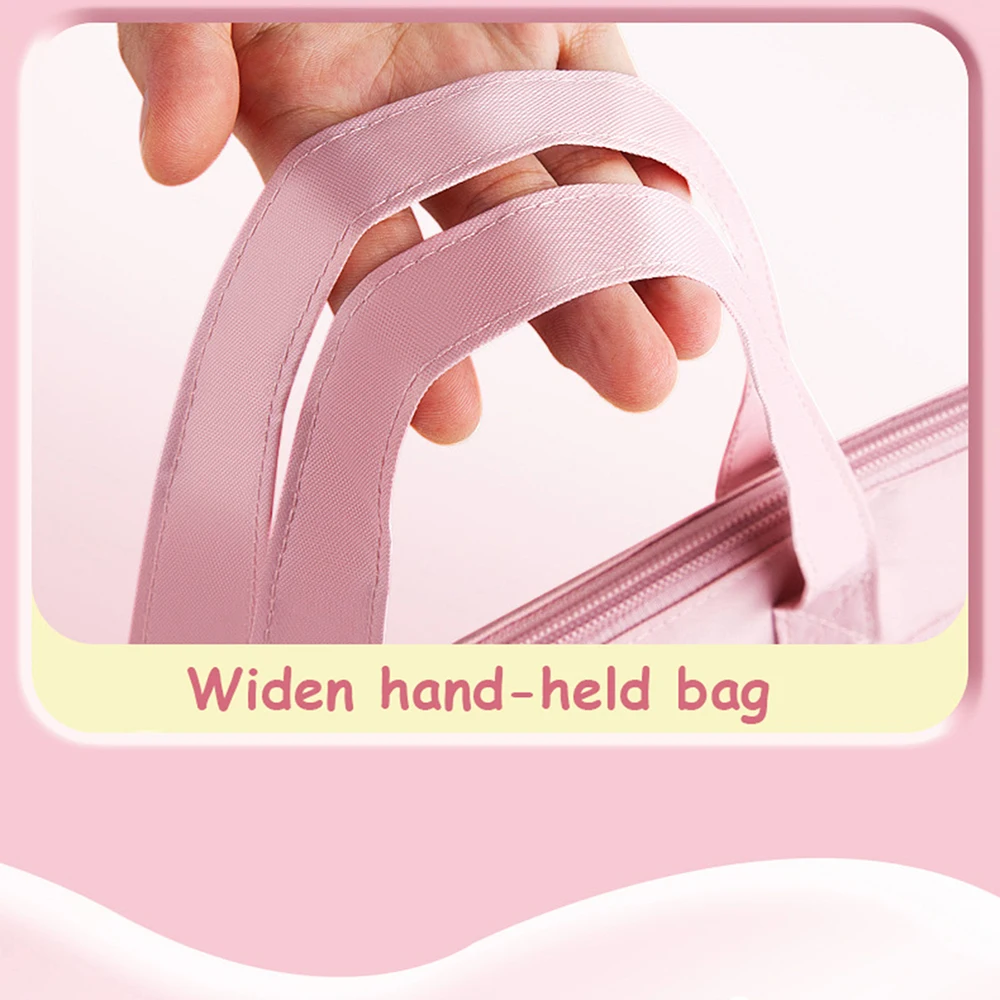 Kawaii Student Tutoring Bag A4 Children\'s Portable Book Bag Girls Boys Tutoring Class Canvas Extracurricular Storage Bag