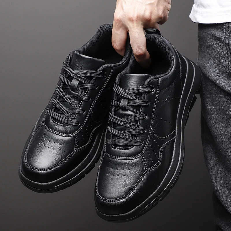 Men Shoes Sneakers Trend Casual Shoes Breathable Leisure Male Sneakers Men Non-slip Footwear Men Leather Shoes