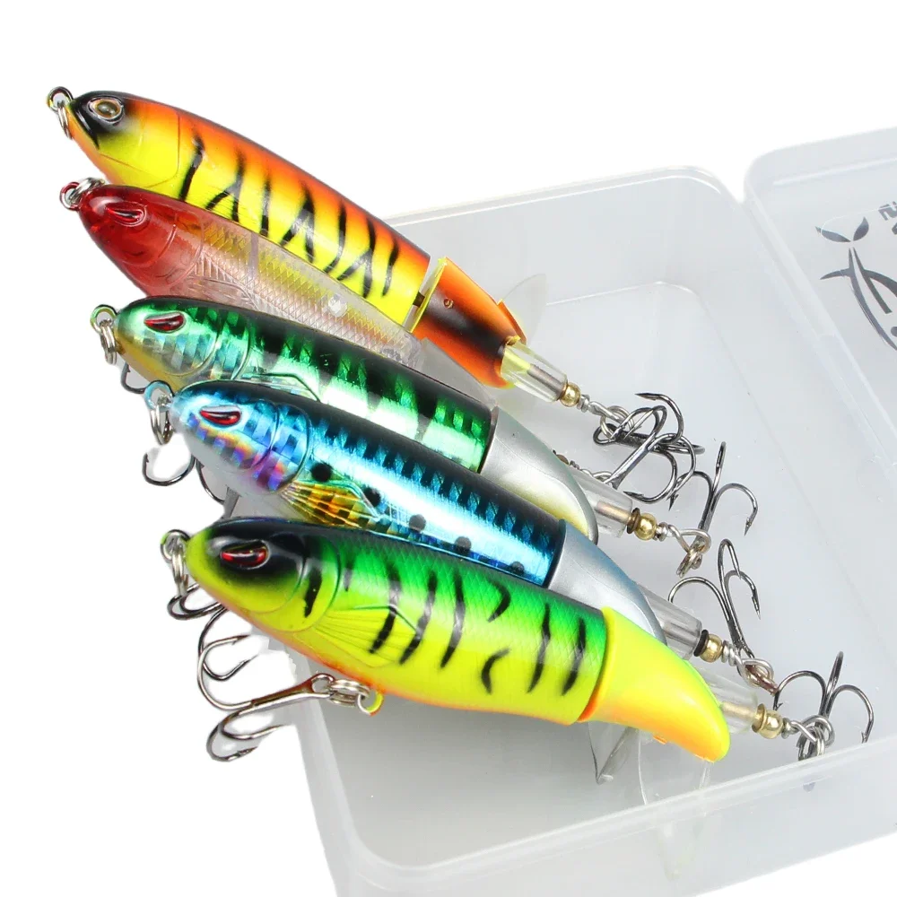 

SantaKing 5 шт. PoPobait Plopper рыболовная приманка Minnow Crankbait для ловли окуня приманка для окуня рыболовные приманки и коробка для снастей