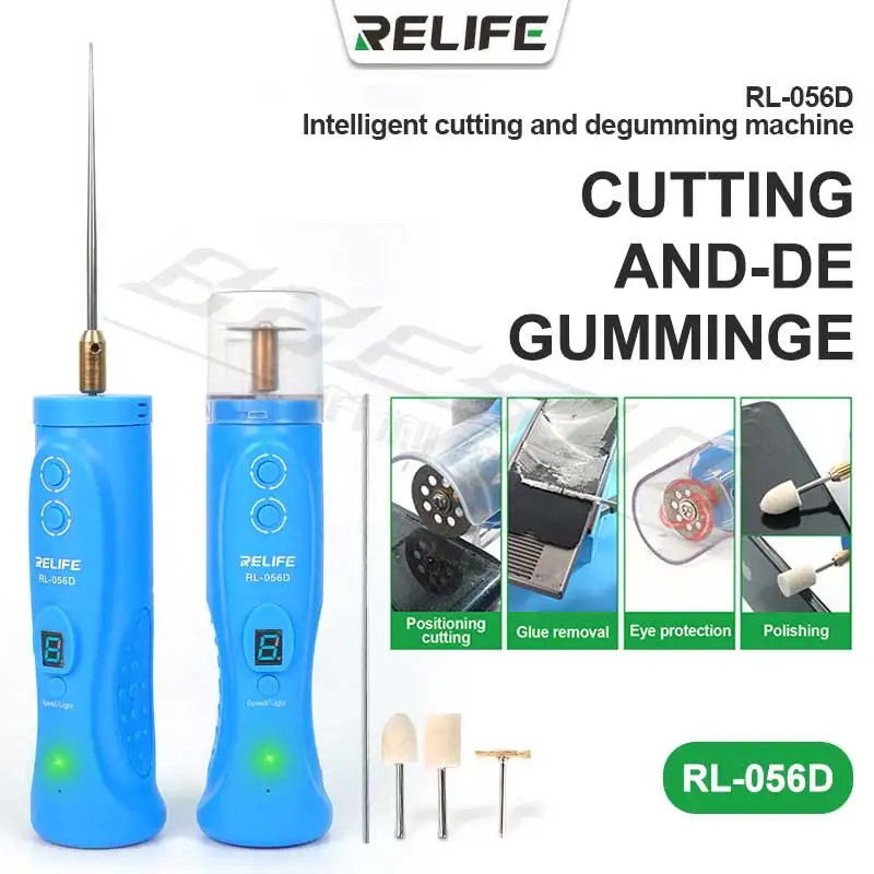 

Интеллектуальная машина для удаления клея и очистки экранов RELIFE RL-056C RL-056D для ремонта мобильных телефонов, полировальная ручка T
